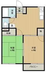 メゾンベルエア２号館の物件間取画像